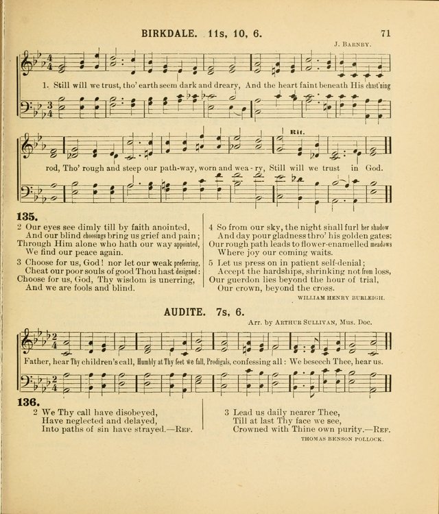 Our New Hymnal page 71