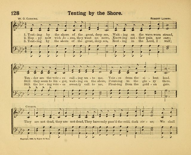 Our Song Book: a collection of songs selected and edited expressly for the Sunday School of the First Baptist Peddie Memorial Church, Newark, N. J. page 127