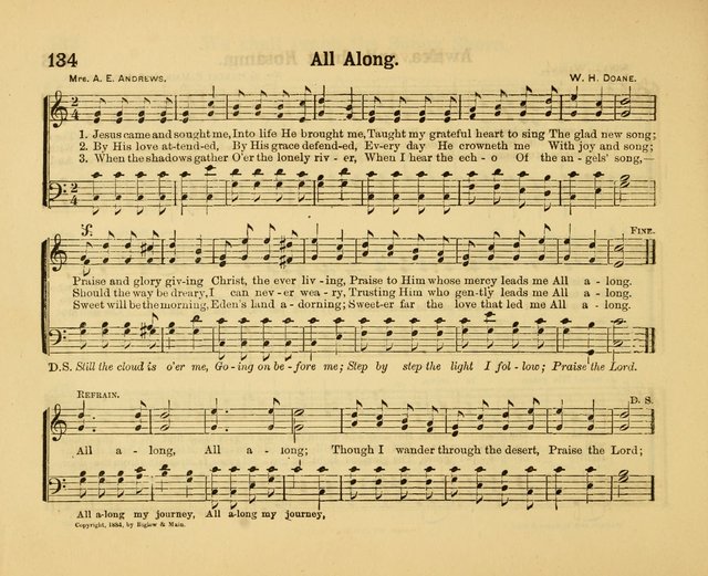 Our Song Book: a collection of songs selected and edited expressly for the Sunday School of the First Baptist Peddie Memorial Church, Newark, N. J. page 133