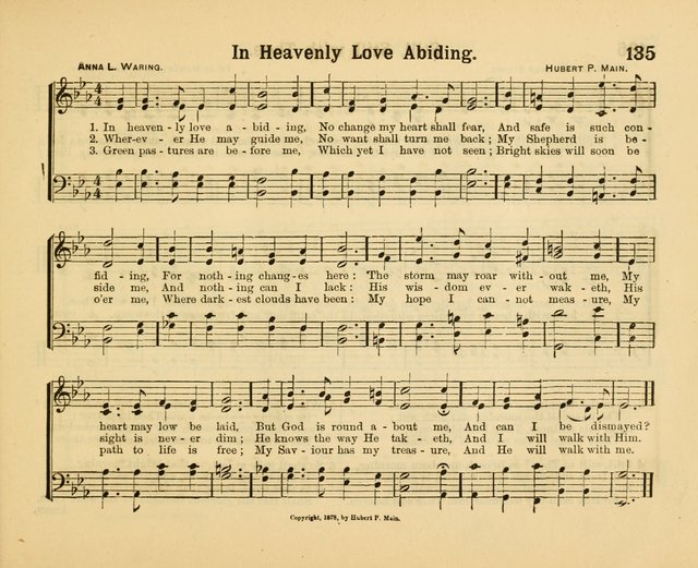 Our Song Book: a collection of songs selected and edited expressly for the Sunday School of the First Baptist Peddie Memorial Church, Newark, N. J. page 134