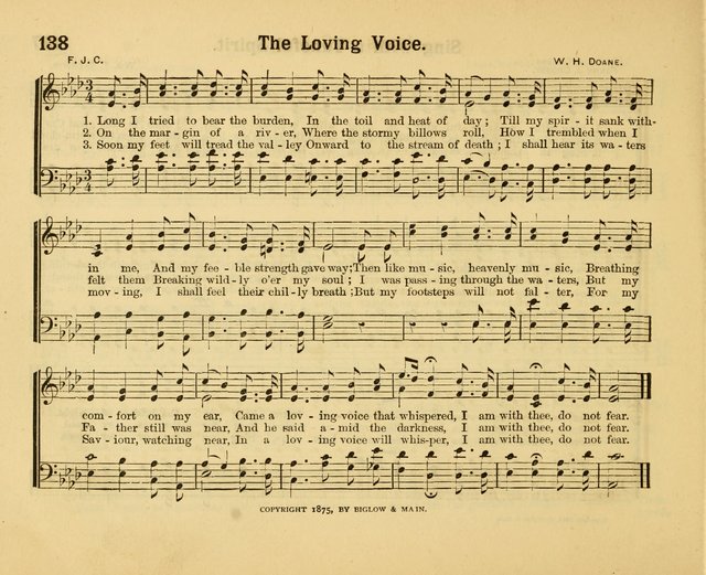 Our Song Book: a collection of songs selected and edited expressly for the Sunday School of the First Baptist Peddie Memorial Church, Newark, N. J. page 137