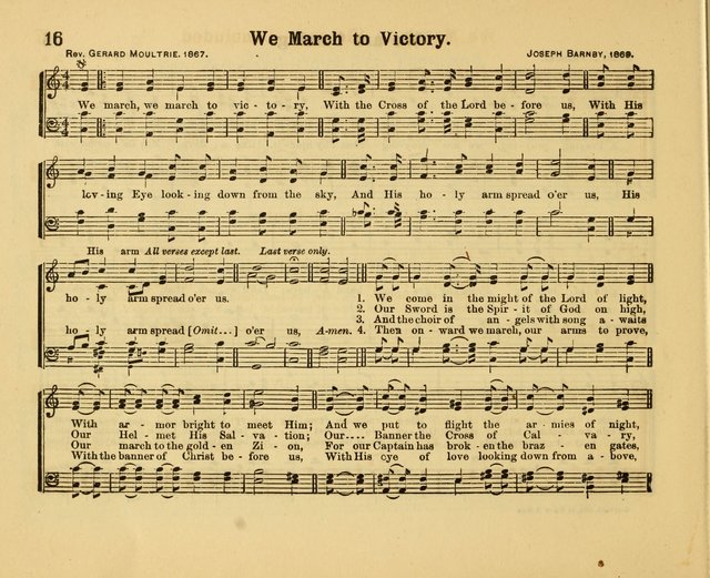 Our Song Book: a collection of songs selected and edited expressly for the Sunday School of the First Baptist Peddie Memorial Church, Newark, N. J. page 15
