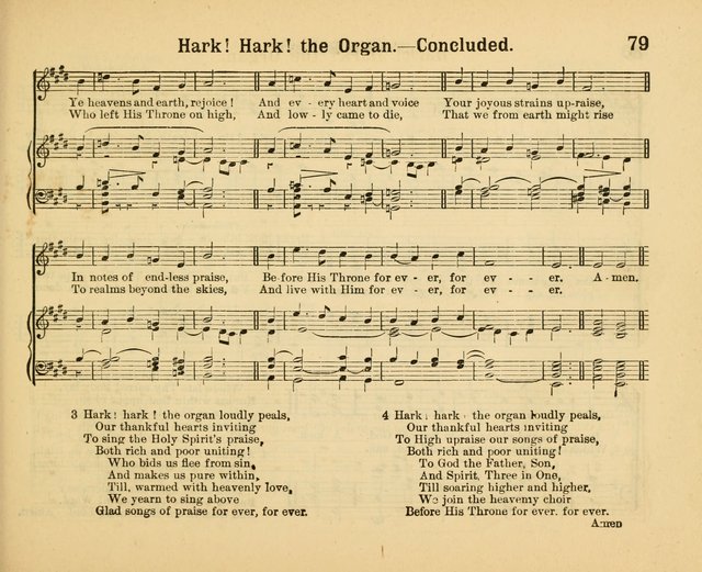 Our Song Book: a collection of songs selected and edited expressly for the Sunday School of the First Baptist Peddie Memorial Church, Newark, N. J. page 78