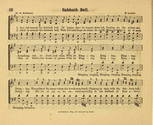 Our Song Book: a collection of songs selected and edited expressly for the Sunday School of the First Baptist Peddie Memorial Church, Newark, N. J. page 9