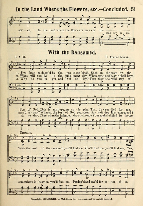 Old Songs of the Church page 51