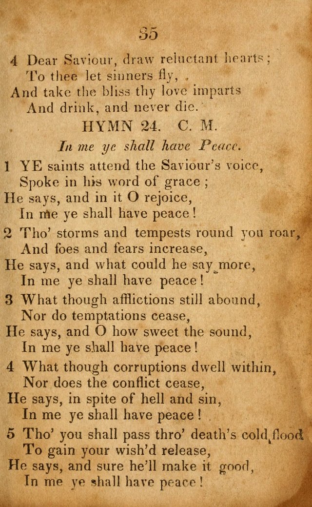 Original and Select Hymns, and Sacred Pindoric Odes., few of which have ever been published (1st. ed.) page 35