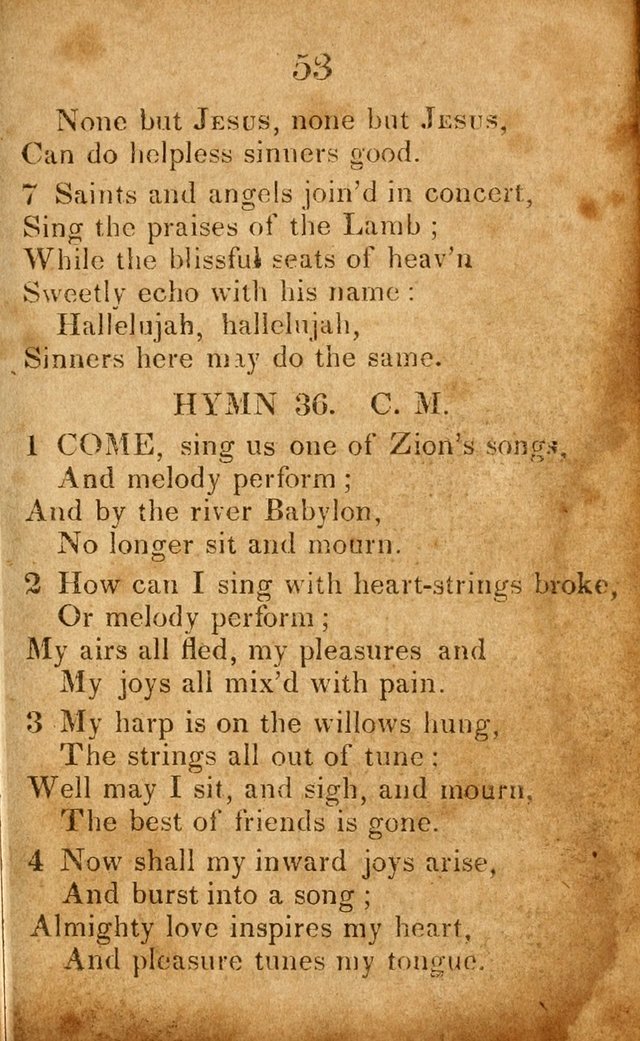 Original and Select Hymns, and Sacred Pindoric Odes., few of which have ever been published (1st. ed.) page 53
