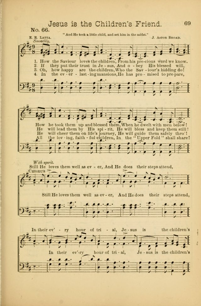 Our Sunday School: for the Sunday school and social meetings page 69