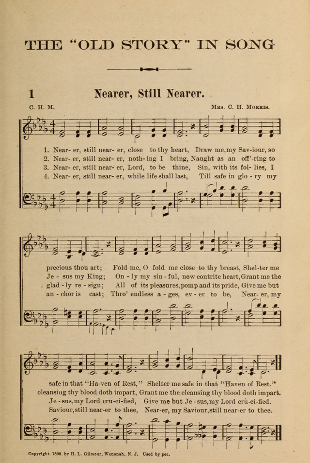 The Old Story in Song page 1
