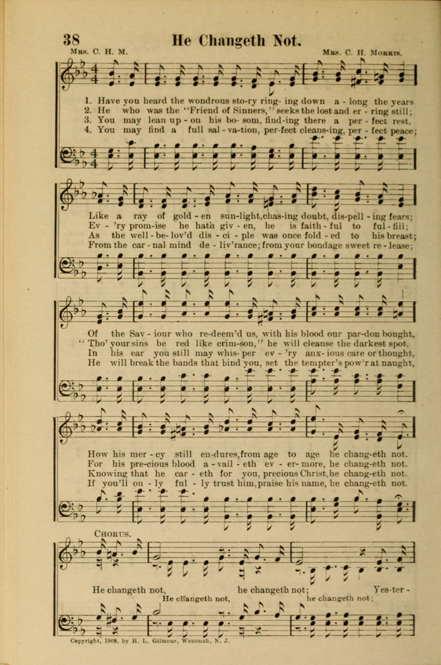 The Old Story in Song Number Two page 38