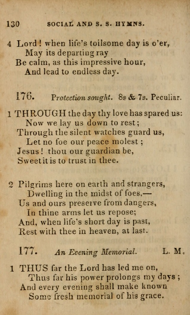 Oberlin social & sabbath school hymn book page 130
