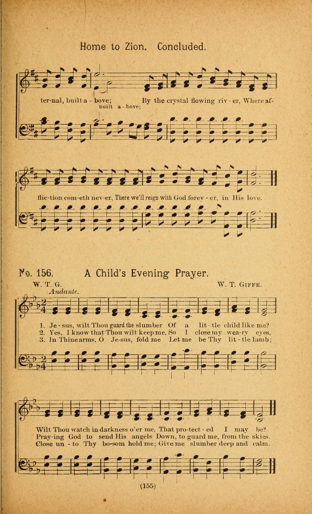 Onward and Upward No. 2: a collection of gospel songs and hymns for Sunday-schools, Endeavor societies, Epworth leagues, devotional meetings, chapel exercises, revivals, etc. page 45