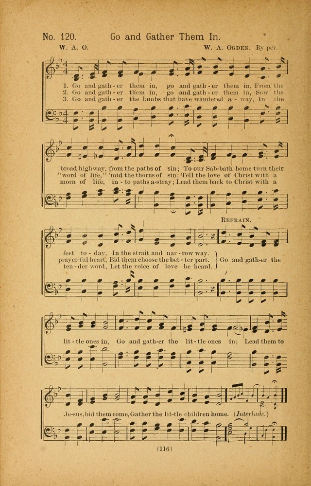Onward and Upward No. 2: a collection of gospel songs and hymns for Sunday-schools, Endeavor societies, Epworth leagues, devotional meetings, chapel exercises, revivals, etc. page 6