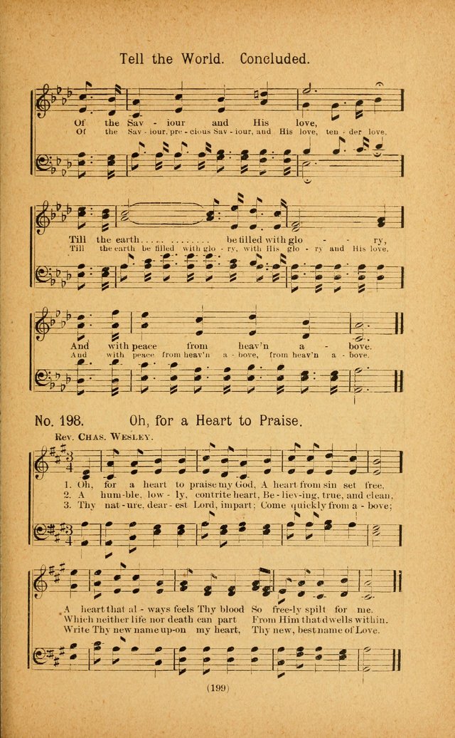 Onward and Upward No. 2: a collection of gospel songs and hymns for Sunday-schools, Endeavor societies, Epworth leagues, devotional meetings, chapel exercises, revivals, etc. page 89