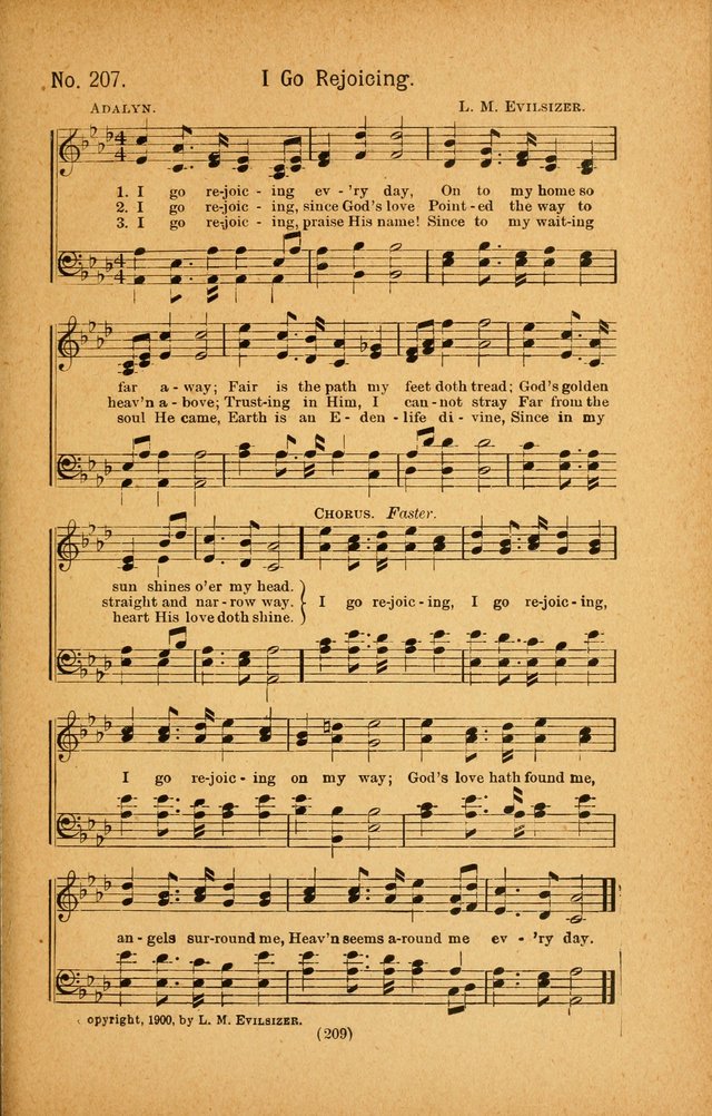 Onward and Upward No. 2: a collection of gospel songs and hymns for Sunday-schools, Endeavor societies, Epworth leagues, devotional meetings, chapel exercises, revivals, etc. page 99
