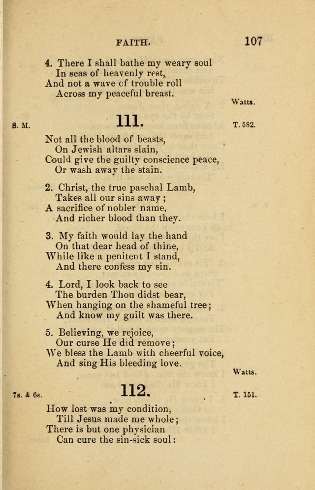 Offices of Worship and Hymns: principally for use in schools. with an appendix of tunes (2nd and rev. ed.) page 107