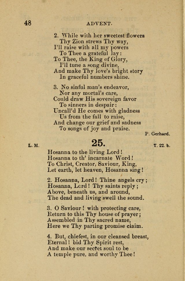 Offices of Worship and Hymns: principally for use in schools. with an appendix of tunes (2nd and rev. ed.) page 48