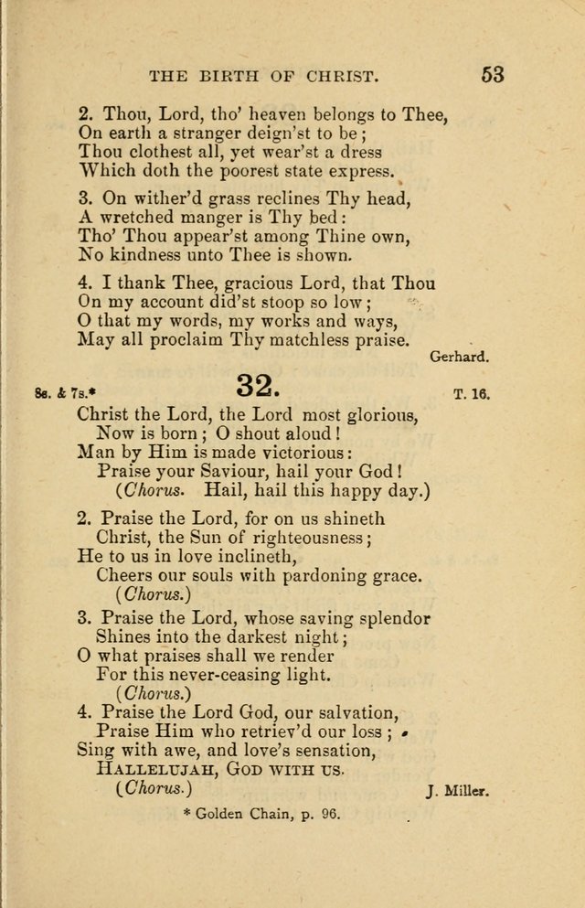 Offices of Worship and Hymns: principally for use in schools. with an appendix of tunes (2nd and rev. ed.) page 53