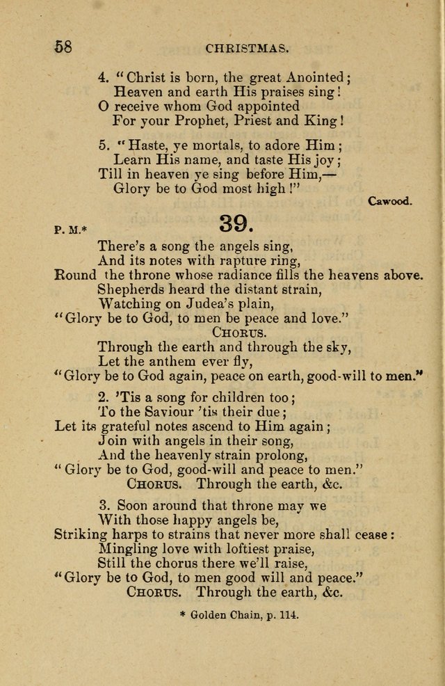 Offices of Worship and Hymns: principally for use in schools. with an appendix of tunes (2nd and rev. ed.) page 58