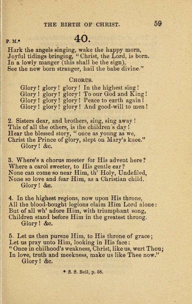 Offices of Worship and Hymns: principally for use in schools. with an appendix of tunes (2nd and rev. ed.) page 59