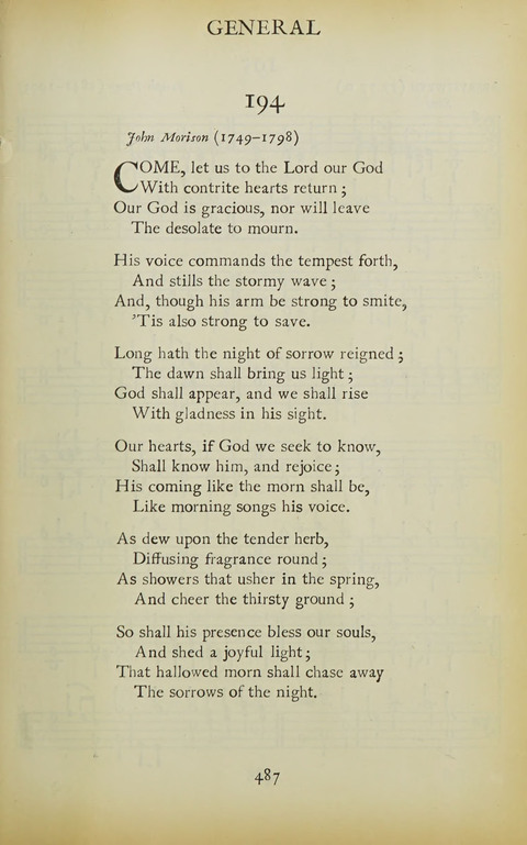 The Oxford Hymn Book page 486