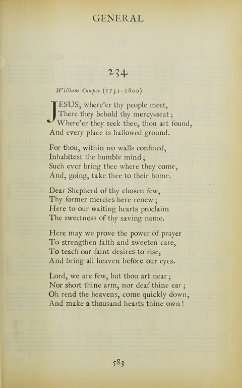 The Oxford Hymn Book page 582