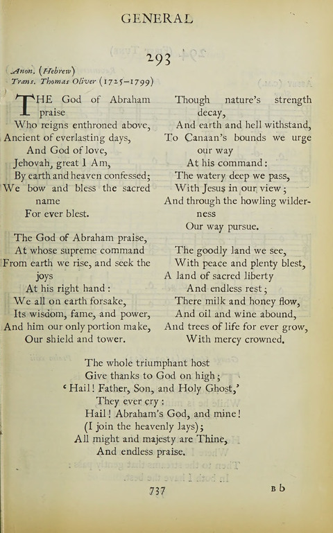 The Oxford Hymn Book page 736