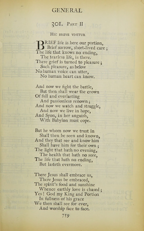 The Oxford Hymn Book page 758