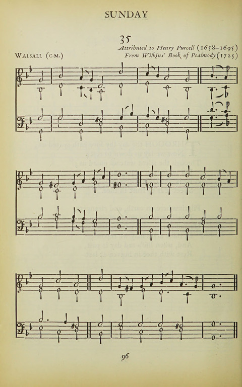 The Oxford Hymn Book page 95