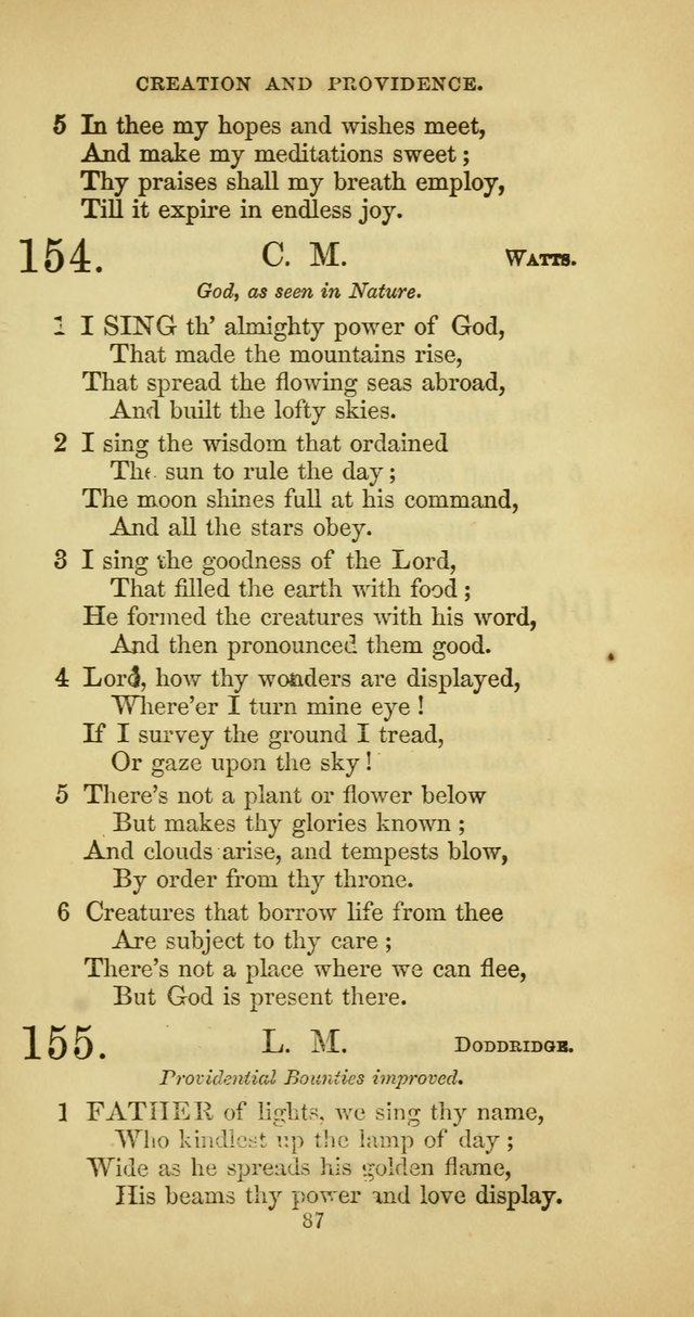The Psalmody: a collection of hymns for public and social worship page 154