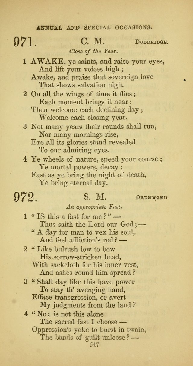 The Psalmody: a collection of hymns for public and social worship page 614
