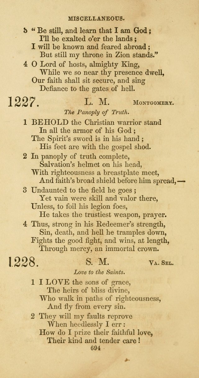 The Psalmody: a collection of hymns for public and social worship page 761