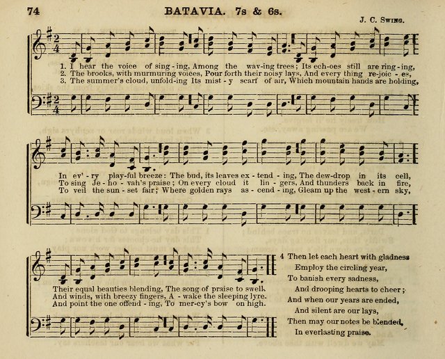The Polyphonic; or Juvenile Choralist; containing a great variety of music and hymns, both new & old, designed for schools and youth page 73