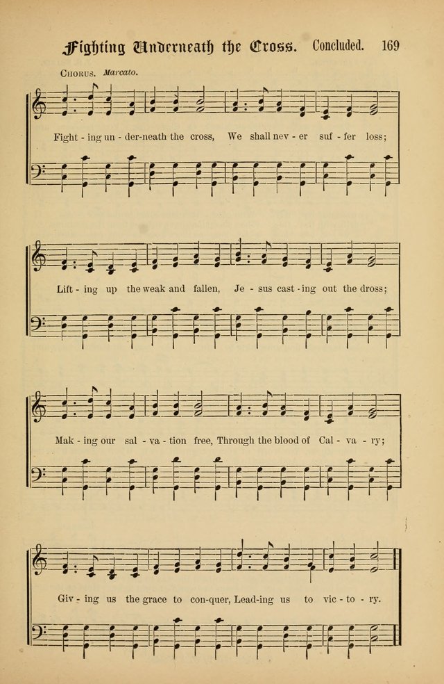 The Peacemaker: a collection of sacred songs and hymns for use in all services of the church, Sunday-school, home circle, and all kinds of evangelistic work page 169