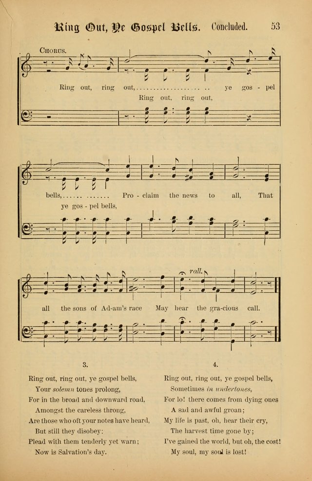 The Peacemaker: a collection of sacred songs and hymns for use in all services of the church, Sunday-school, home circle, and all kinds of evangelistic work page 53