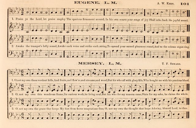 The Palm: a collection of sacred music, for choirs, singing schools and conventions page 101