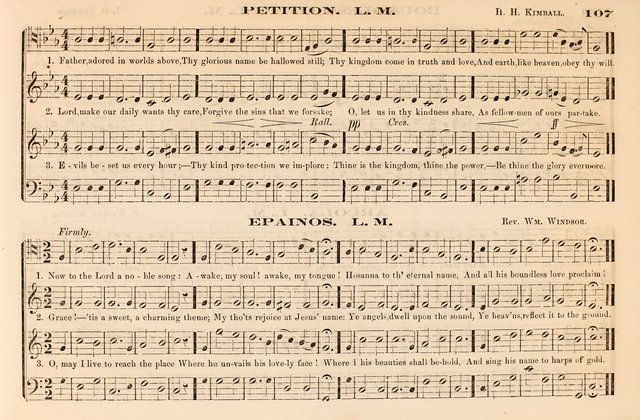 The Palm: a collection of sacred music, for choirs, singing schools and conventions page 107