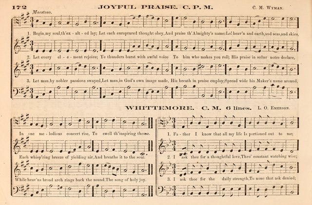 The Palm: a collection of sacred music, for choirs, singing schools and conventions page 172