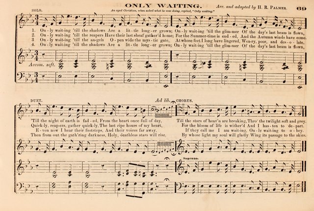 The Palm: a collection of sacred music, for choirs, singing schools and conventions page 69
