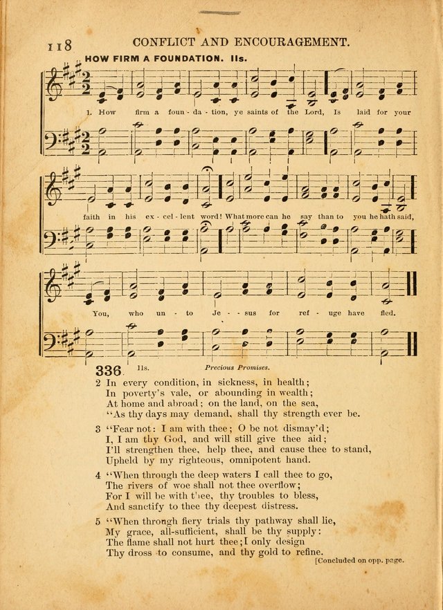 The Primitive Baptist Hymnal: a choice collection of hymns and tunes of early and late composition page 118