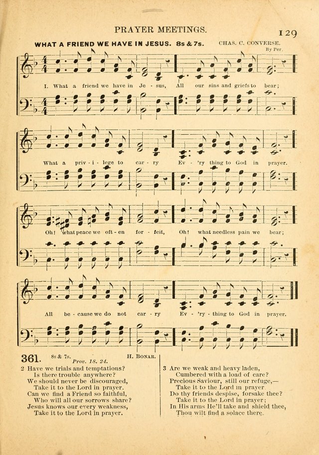 The Primitive Baptist Hymnal: a choice collection of hymns and tunes of early and late composition page 129