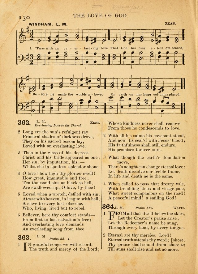 The Primitive Baptist Hymnal: a choice collection of hymns and tunes of early and late composition page 130