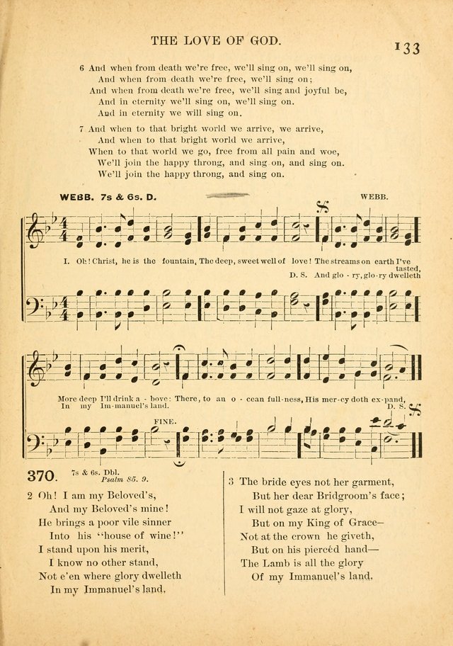 The Primitive Baptist Hymnal: a choice collection of hymns and tunes of early and late composition page 133
