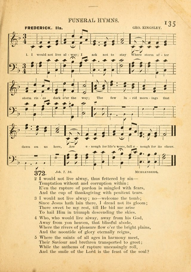 The Primitive Baptist Hymnal: a choice collection of hymns and tunes of early and late composition page 135