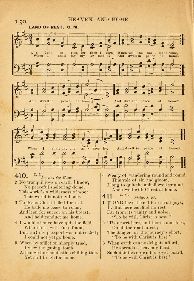 The Primitive Baptist Hymnal: a choice collection of hymns and tunes of early and late composition page 150