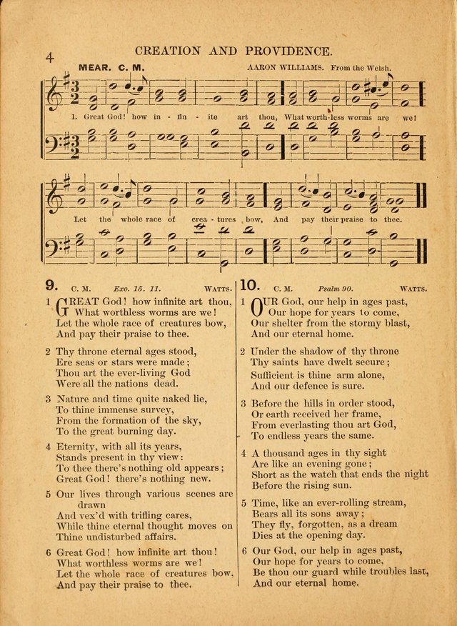 The Primitive Baptist Hymnal: a choice collection of hymns and tunes of early and late composition page 4