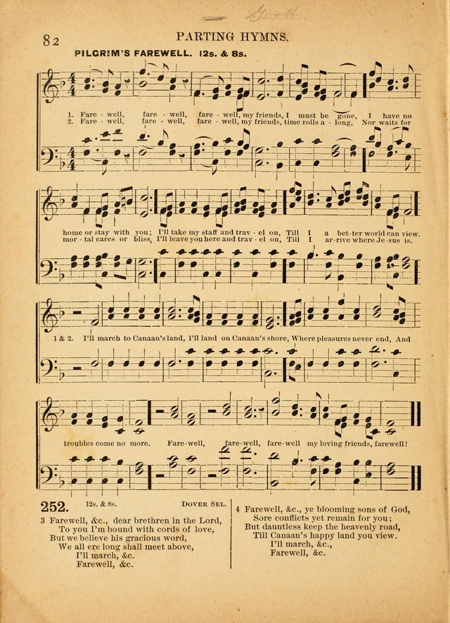 The Primitive Baptist Hymnal: a choice collection of hymns and tunes of early and late composition page 82