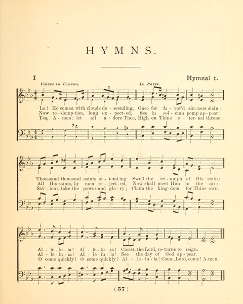 Prayer Book and Hymnal for the Sunday School page 57
