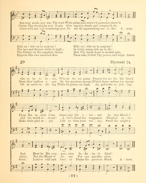 Prayer Book and Hymnal for the Sunday School page 77