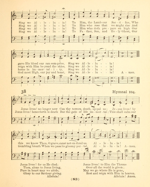 Prayer Book and Hymnal for the Sunday School page 83